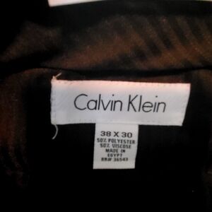 NWT Calvin Klein dress pants 38x30 color 241 coffee bean style 40sx533